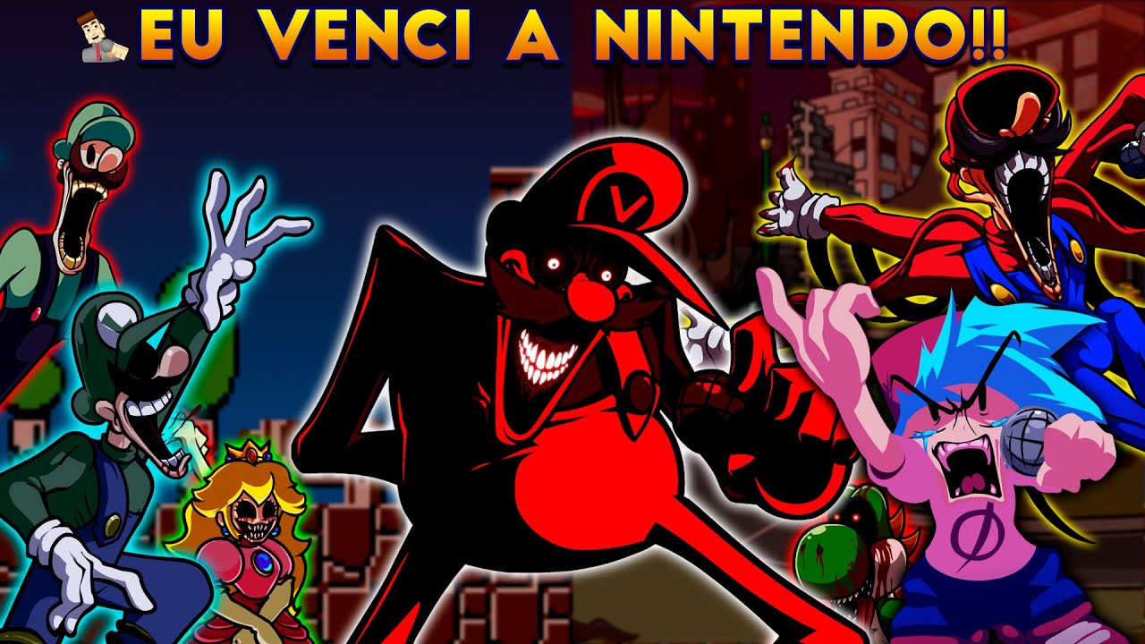 O MOD MAIS BRUTAL DE FNF!! Friday Night Funkin Vs Mario Madness V2