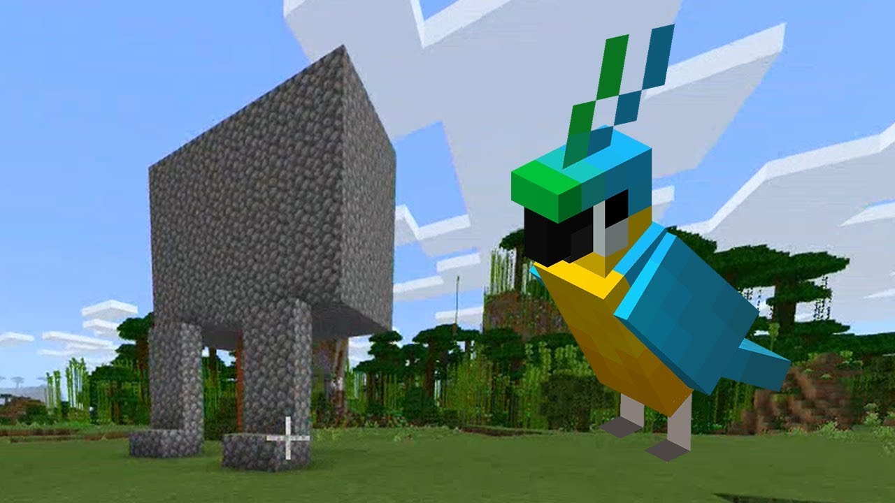 Building a Statue of my Dead Minecraft Bird