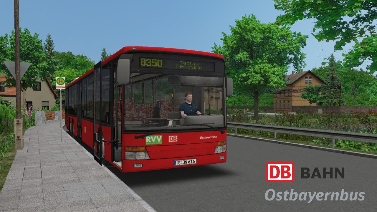 OMSI 2: Tettau 2021 | Linie 8350 Tettau, Festhalle - Sonneberg, Dorfteich #154 | PxlKiing