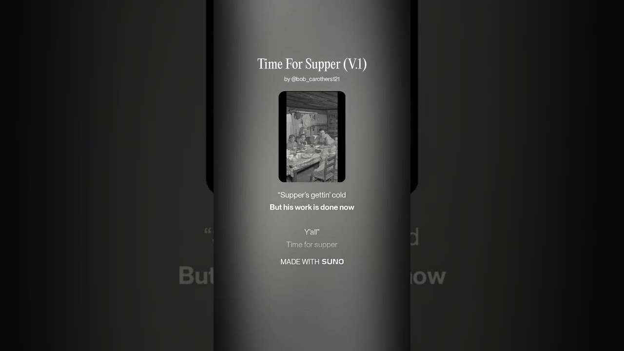 Time For Supper (V.1)