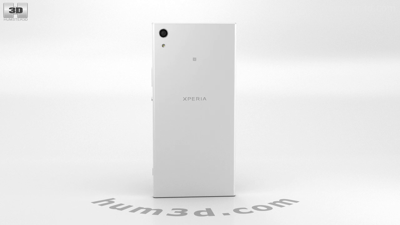 Sony Xperia XA1 Ultra White 3D model by 3DModels.org