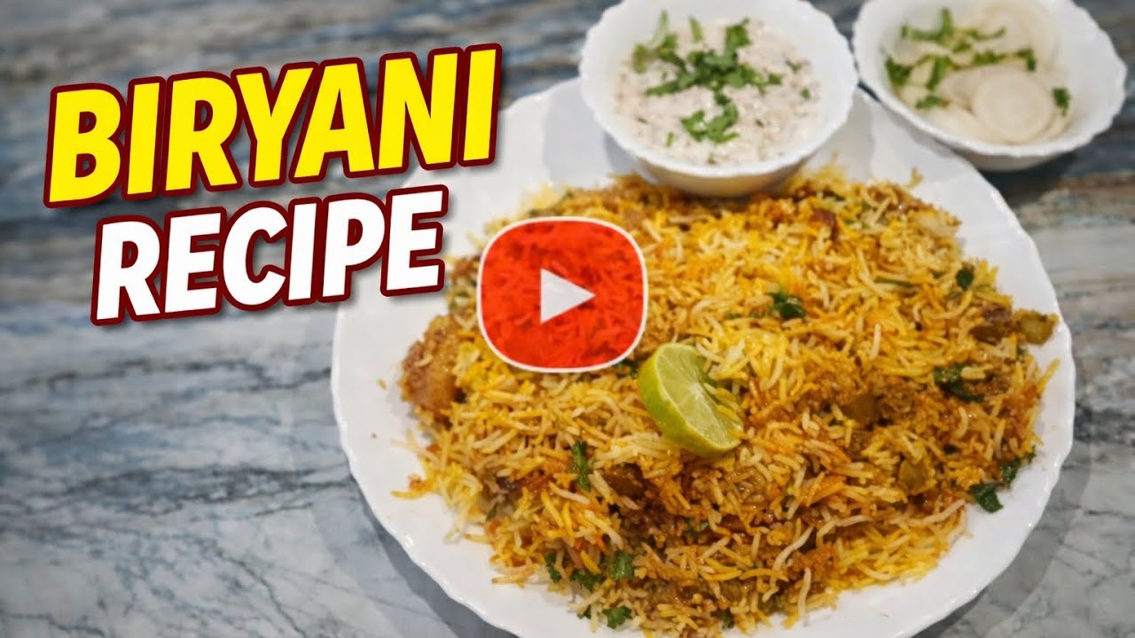 Delicious Veg Biryani Recipe 😋 | Easy Restaurant Style Biryani at Home