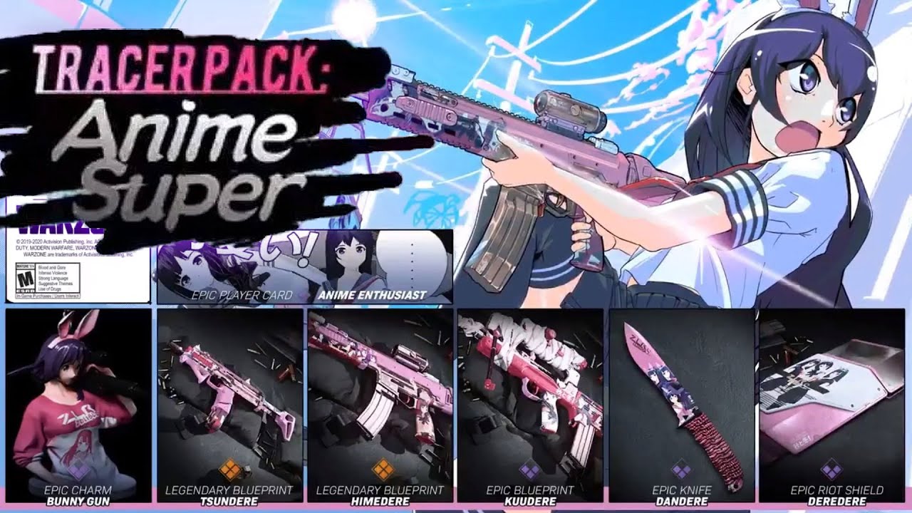 The *NEW* Anime Tracer Pack SUPER ANIME! (Review for Warzone)
