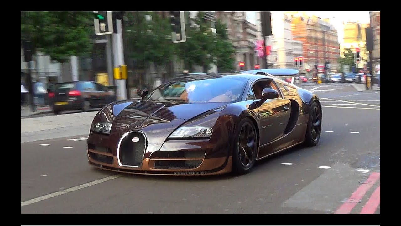 REMBRANDT Bugatti Veyron Vitesse - Start up and Cruising in London