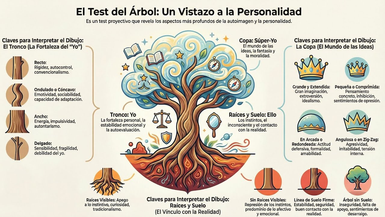 TEST DEL ÁRBOL: Dibuja tu Personalidad (Guía de Interpretación Psicológica)