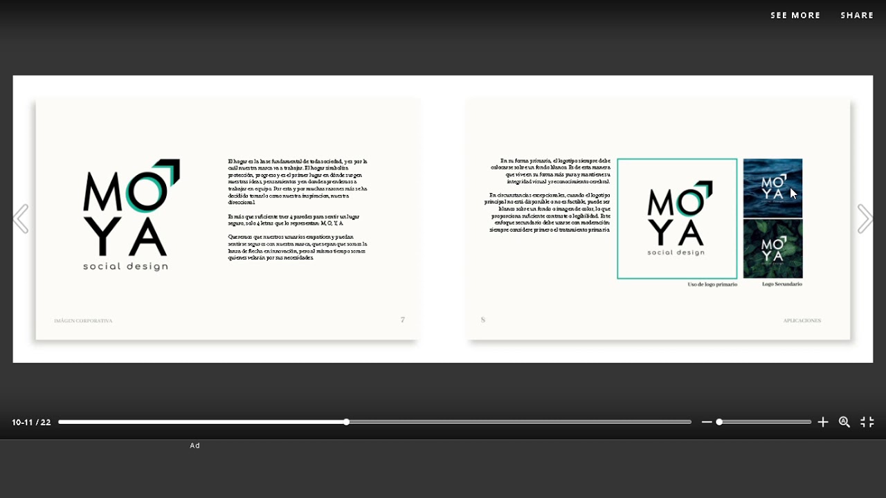 MOYA   Brand Book by Katherine Moya