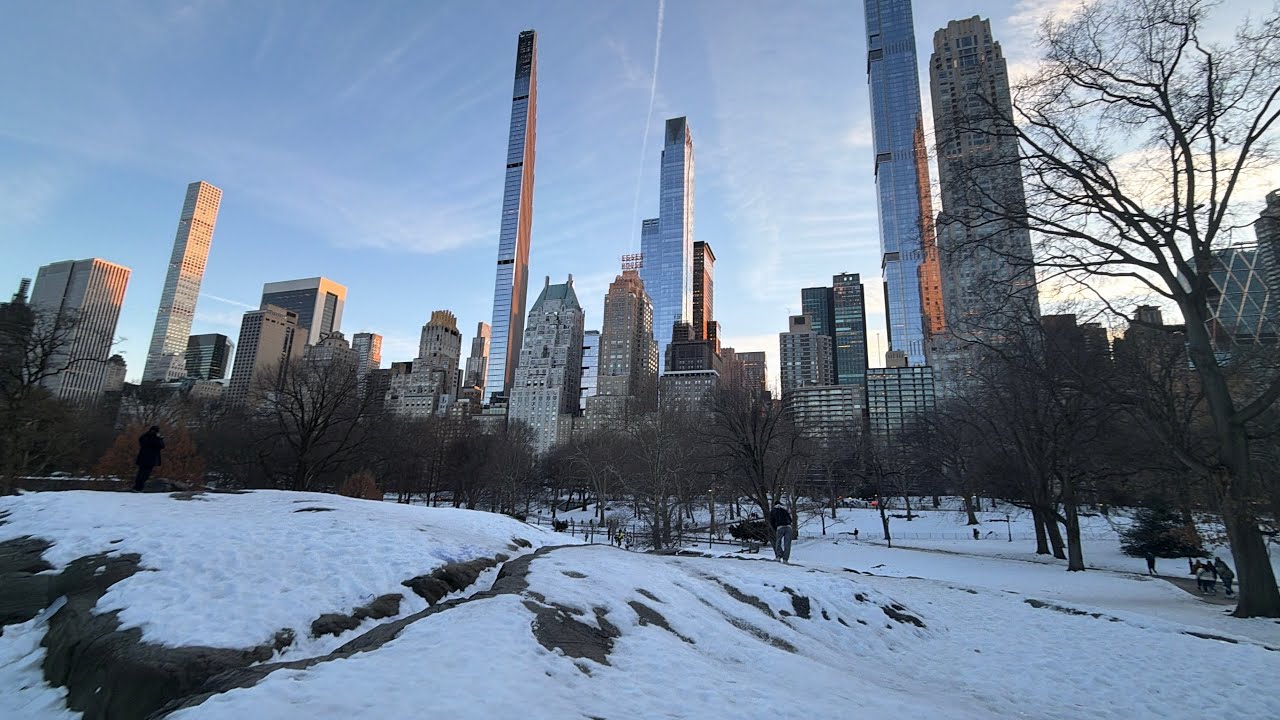 Buscando El Lago Central Park Nueva York 