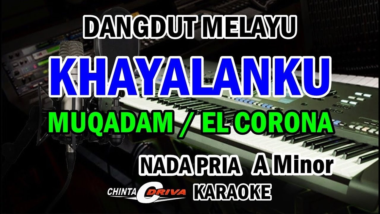 karaoke khayalanku nada cowok A minor kn7000 by ciptaan:husein_bawafie lagu viral tiktok