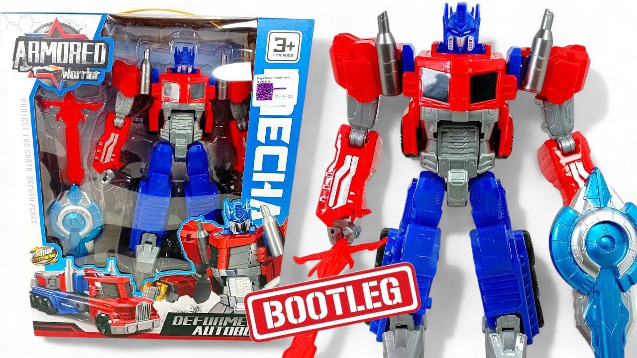Transformers Commander Battalion Optimus Prime BOOTLEG Leader Unboxing & Review! | Victron