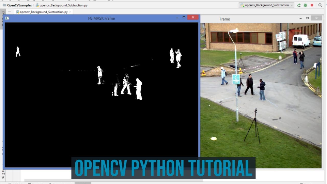 OpenCV Python Tutorial For Beginners 39 - How to Use Background Subtraction Methods in OpenCV