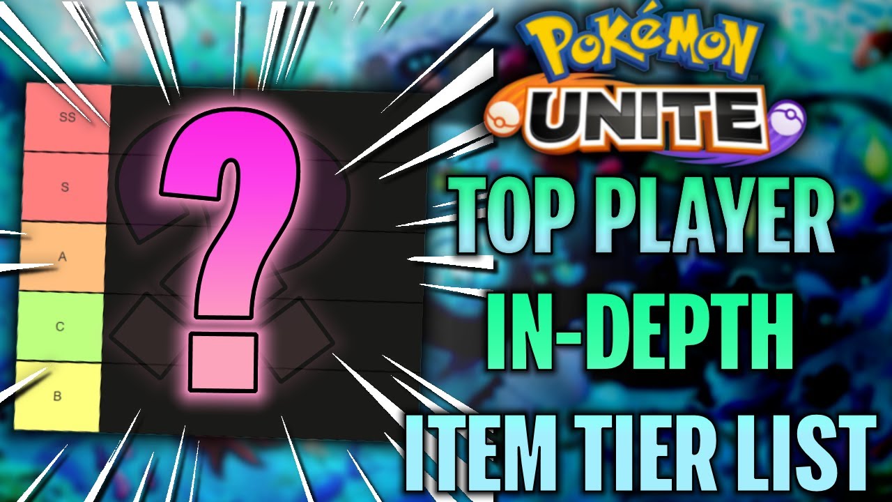 Pokemon Unite TOP Player  | Averse | in-depth Item Tier List