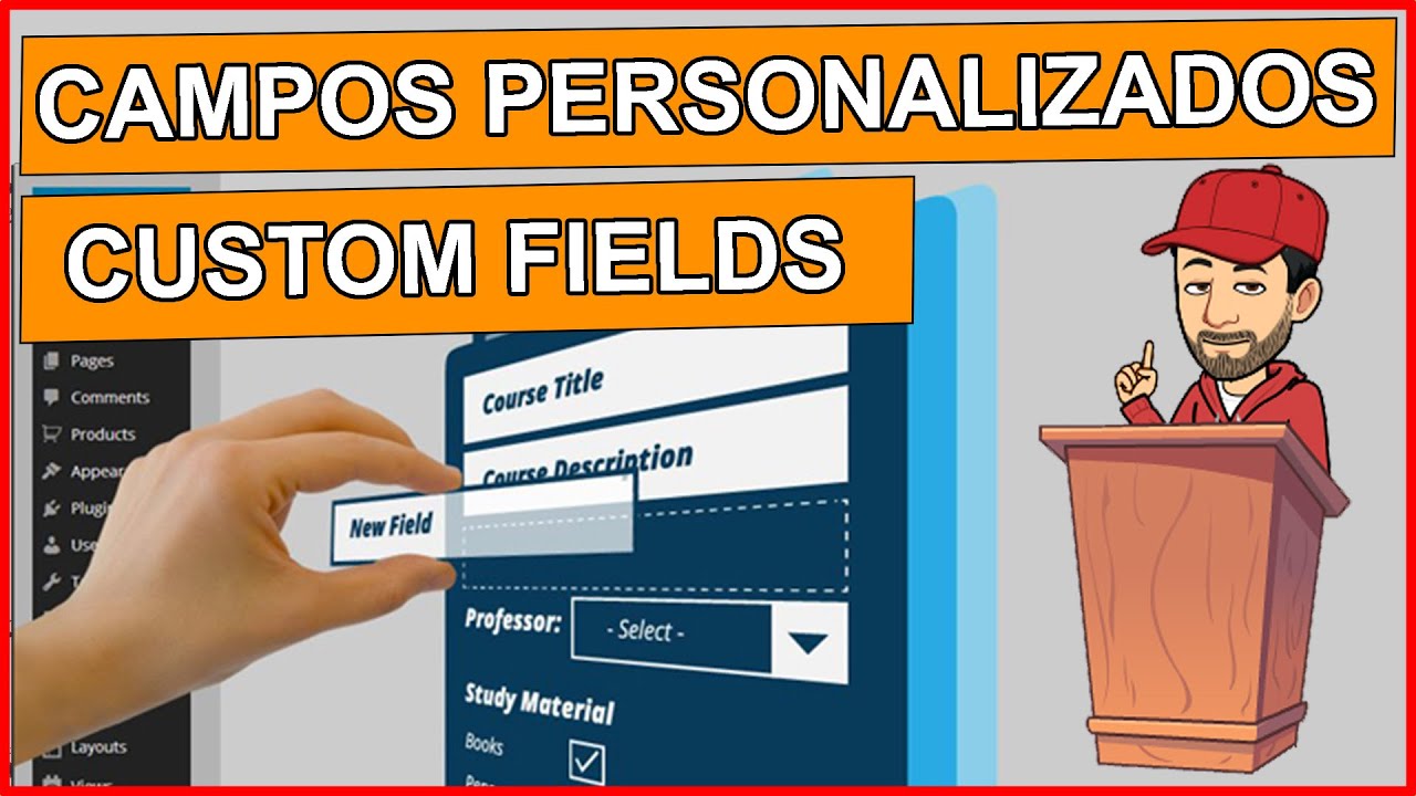 🖐️ Como  crear campos personalizados ( custom fields ),  wordpress 112, tutorial español