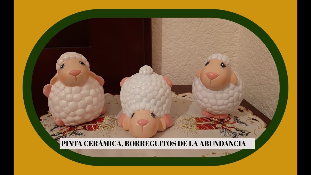 PINTA CERÁMICA, BORREGUITOS DE LA ABUNDANCIA