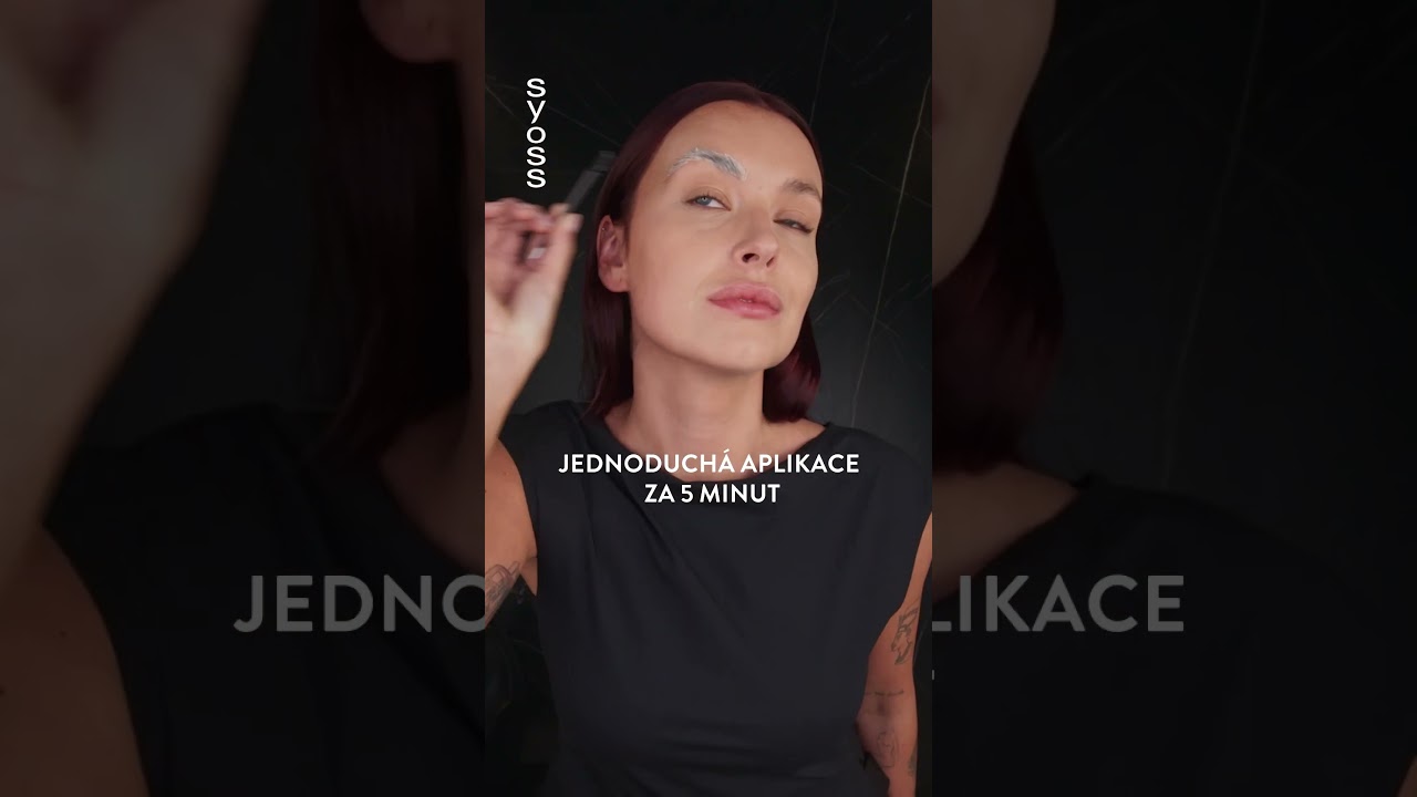 Perfektn&iacute; oboč&iacute; už za 5 min se Syoss Brow Tint.