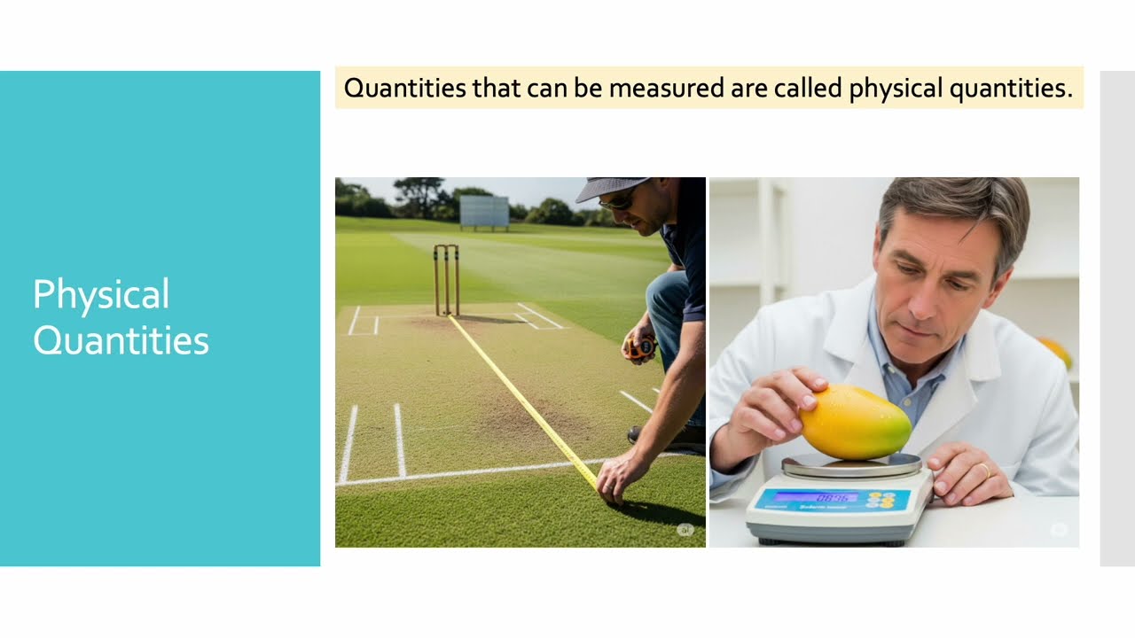 Fundamental and Derived Quantities | Physical Quantities and Measurement | Grade 7 | ICSE