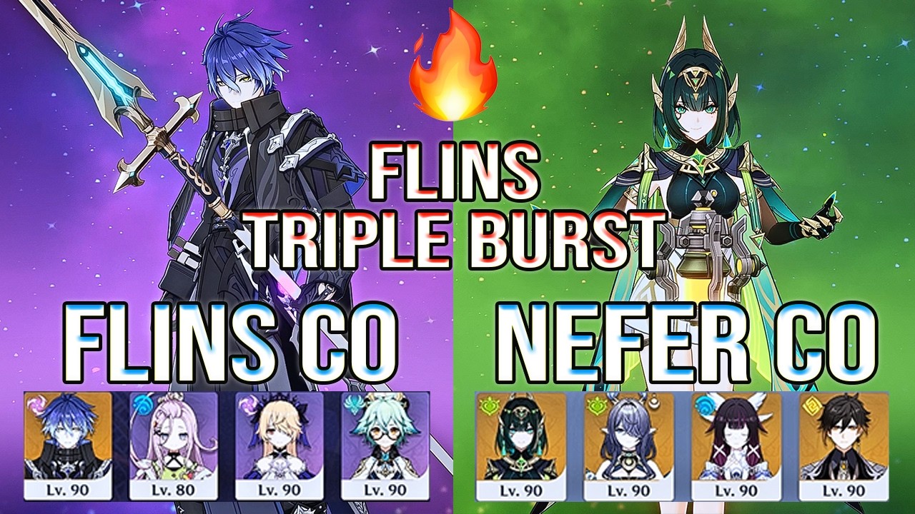 🔥 C0 Flins Triple Burst & Nefer OBLITERATE New Spiral Abyss 12! | Genshin Impact