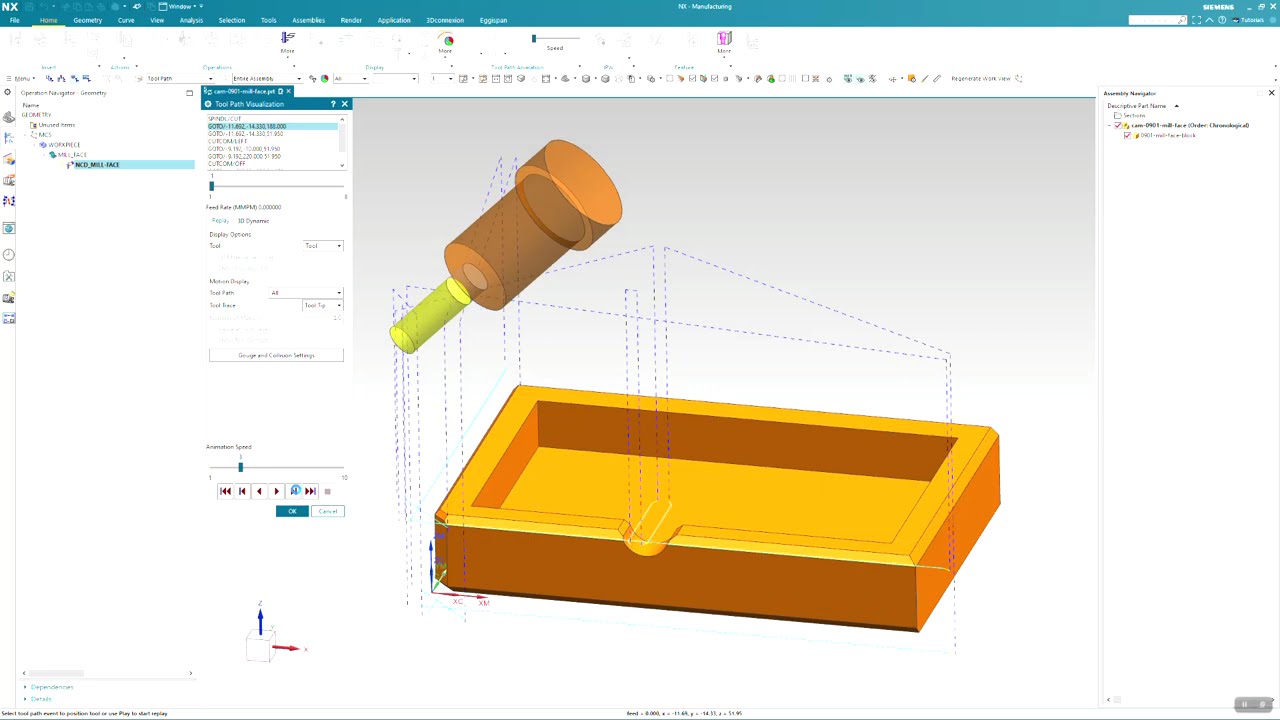 MILL_FACE - for easy chamfer mill on 5 axis machines, It can be so easy!