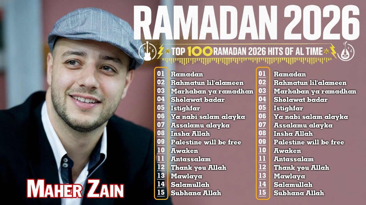 Maher Zain Full Album Ramadan 2026 | Playlist Lagu Arab Islami dan Nasheed Ramadhan Menenangkan Hati
