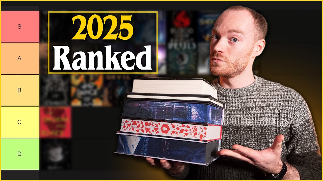 Tier Ranking EVERY Book I Read in 2025 WORST to BEST