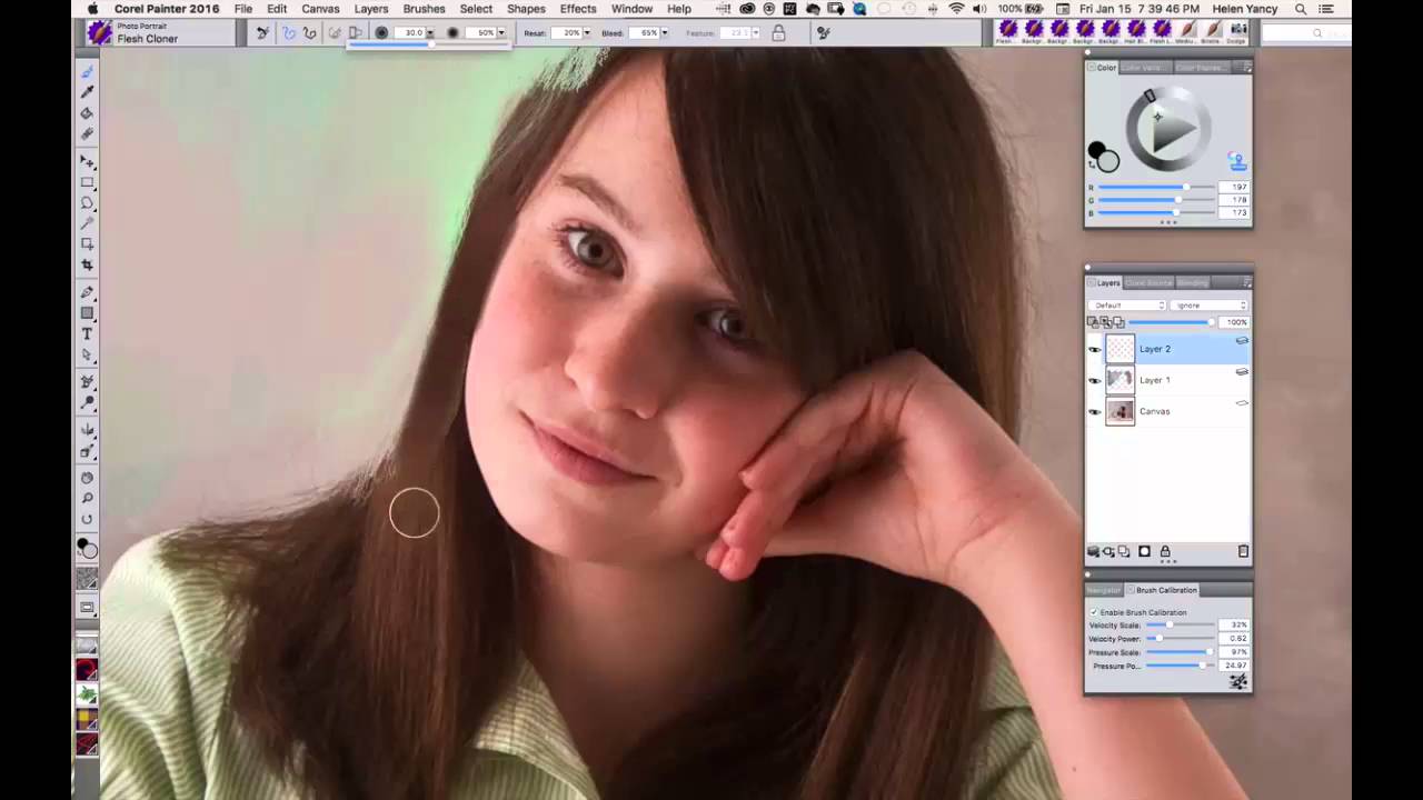 How to use the Photo Portrait brush pack for Painter 2016