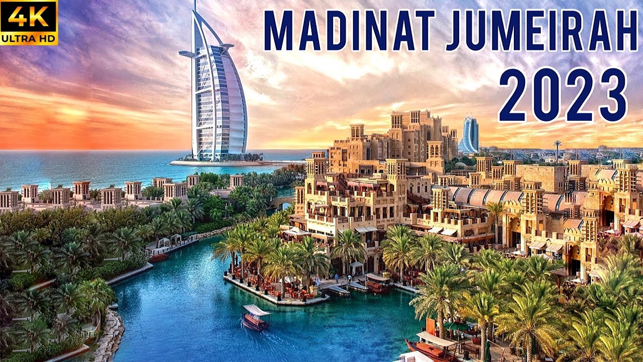 Dubai 🇦🇪 Souk Madinat Jumeirah Burj Al Arab 2023 [ 4K ] Night Walking Tour