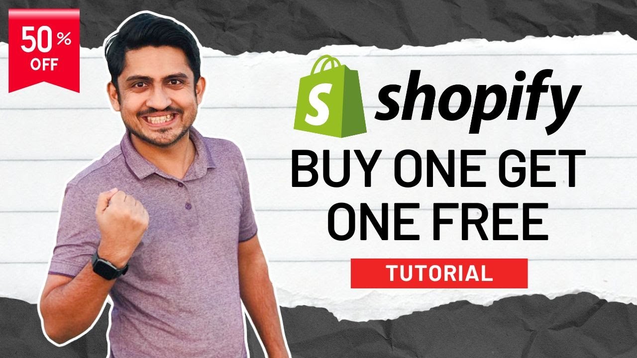 Как настроить скидку Shopify: купи 1 и получи 1 бесплатно | Обучающее видео по скидкам Shopify