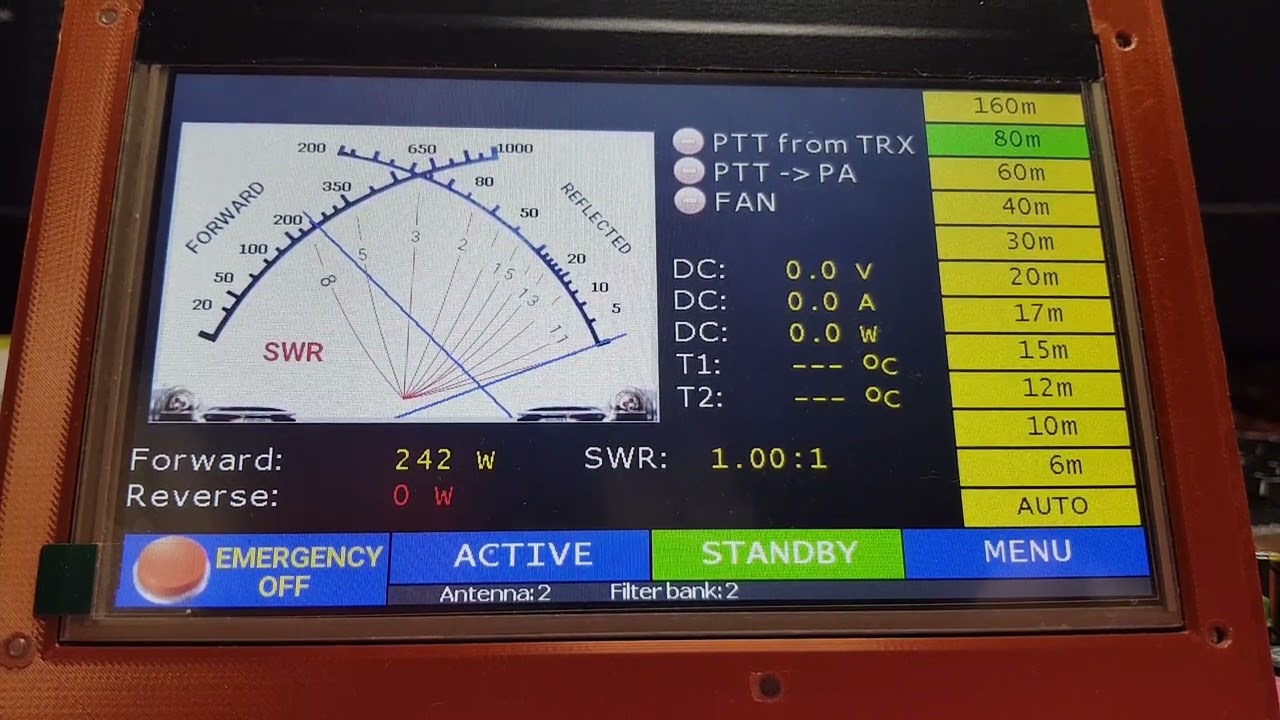 LDMOS KW PA - Display Controller (nach DL0ABR) TEST