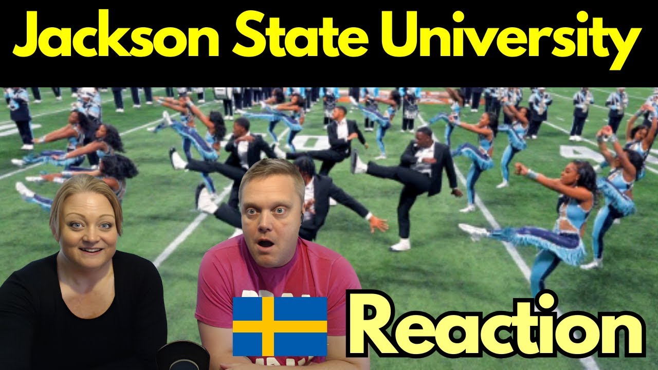 Swedes reacts to Jackson State University | ESPN Band of the Year Competition | Usher Tribute !