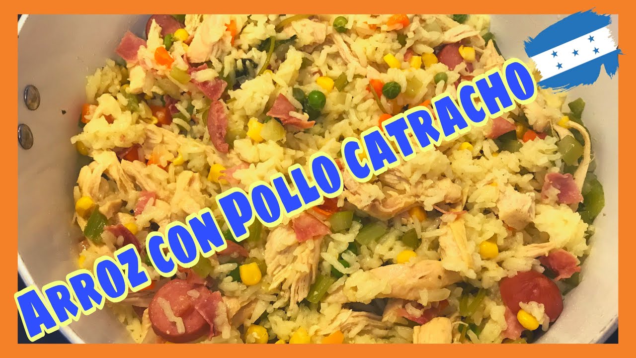 ARROZ con POLLO HONDUREÑO  🇭🇳// ENSALADA de PAPAS