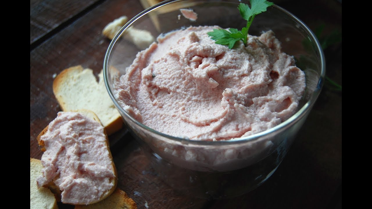 Paté de jamón cocido y queso