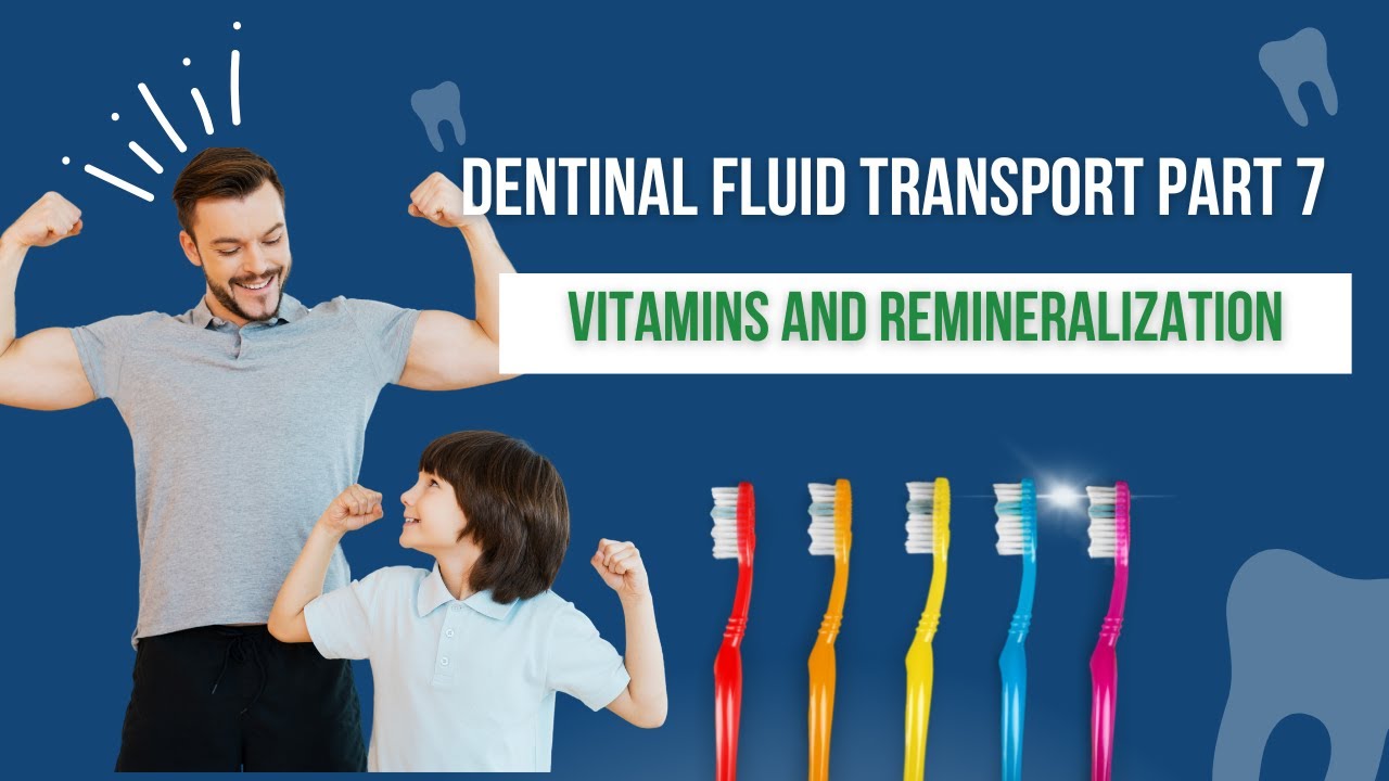 Dentinal Fluid Transport Part 7: Vitamins and Remineralization