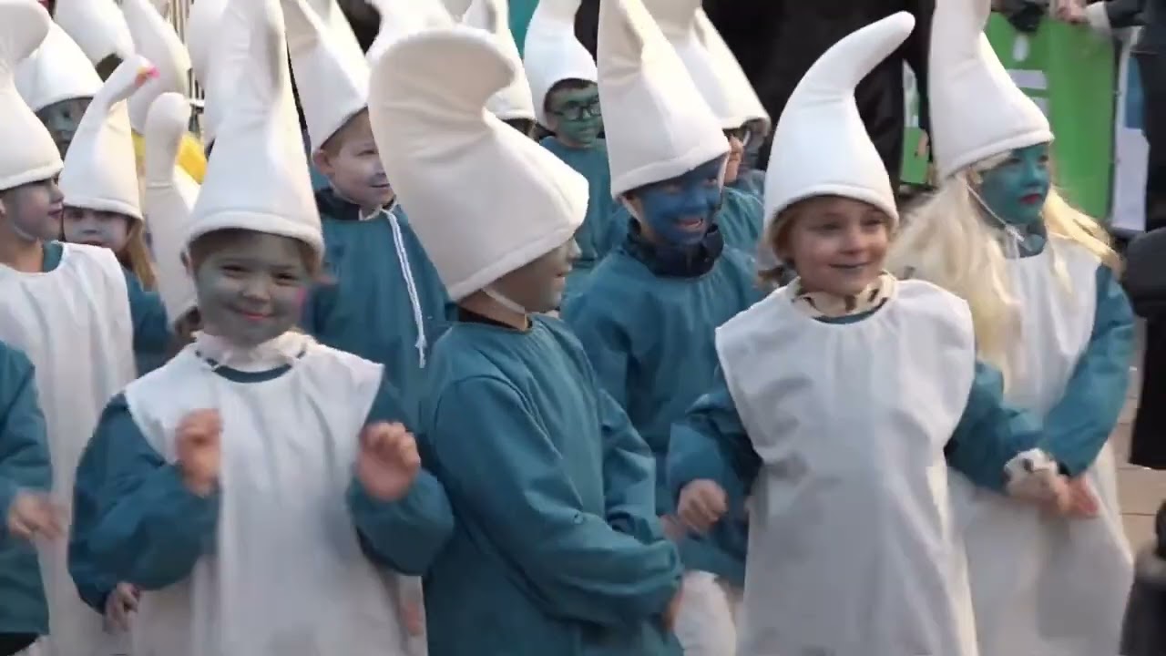 Vrtićarci na dječjoj karnevalskoj povorci