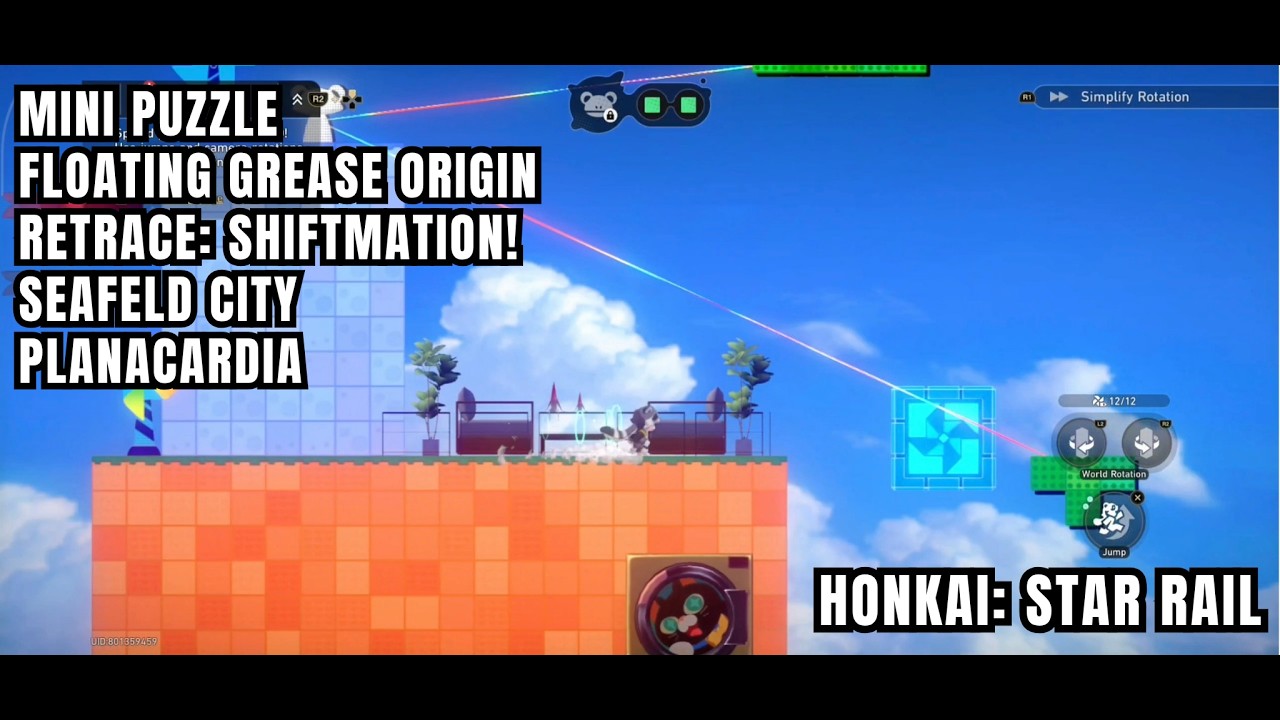 [Honkai: Star Rail Mini Puzzle] Floating Grease Origin Retrace: Shiftmation! - Seafeld City