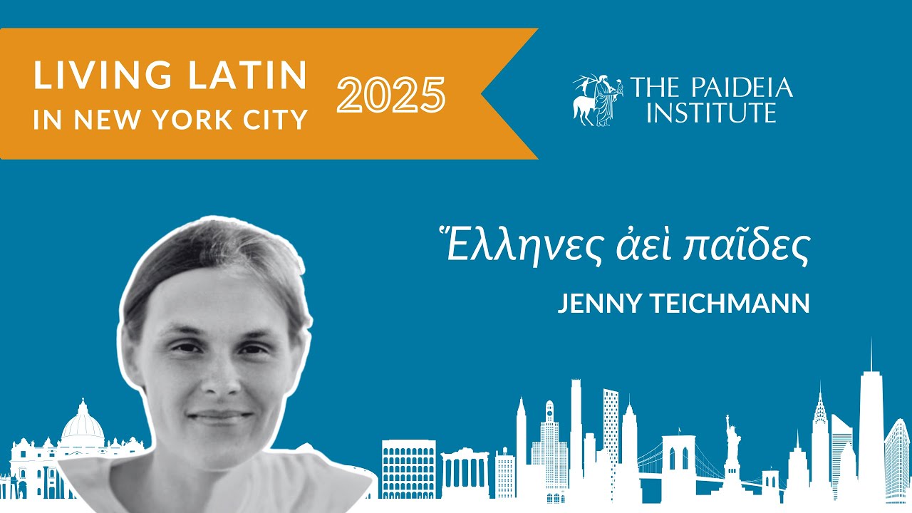 Greeks are Always Children | Lecture in ANCIENT GREEK | Jenny Teichmann