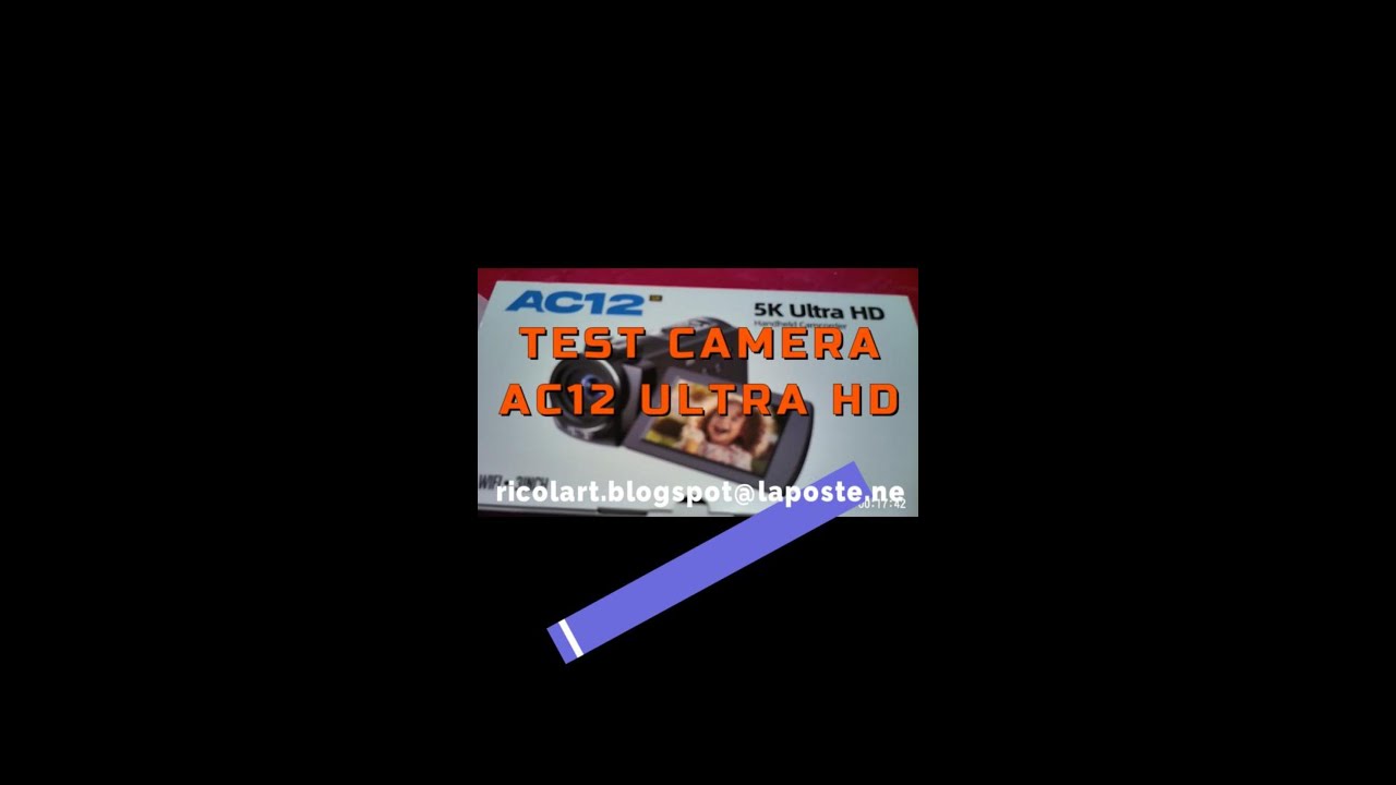 AC12 5K Camera Test.   Amazon 