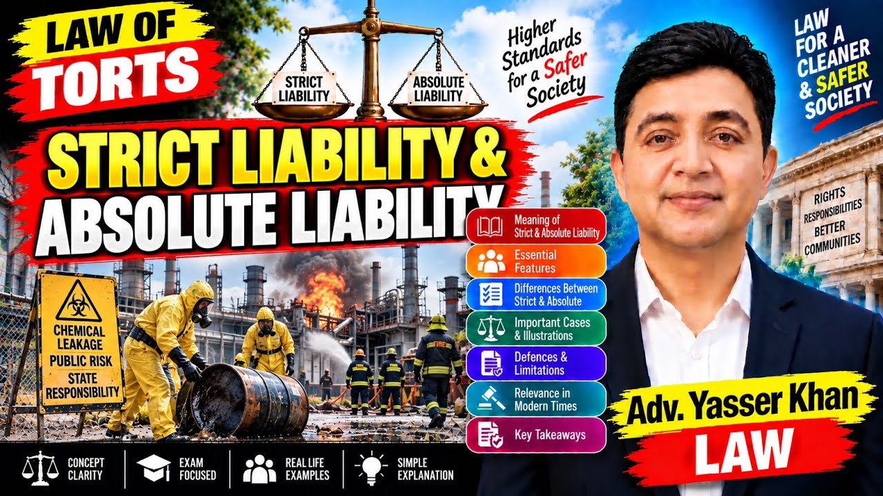 Strict Liability & Absolute Liability | Understanding Strict liability | Absolute Liability | Law