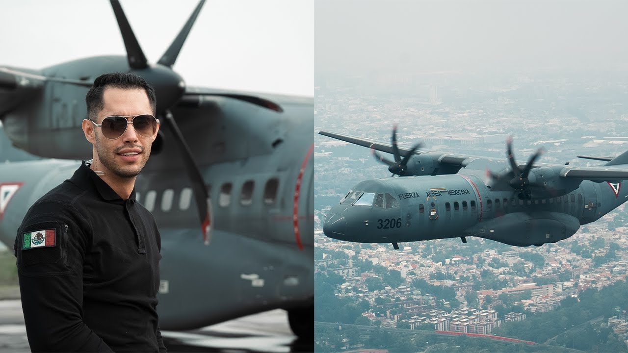 Así vuelan los AVIONES de la FUERZA AEREA MEXICANA el 16 de septiembre 🇲🇽