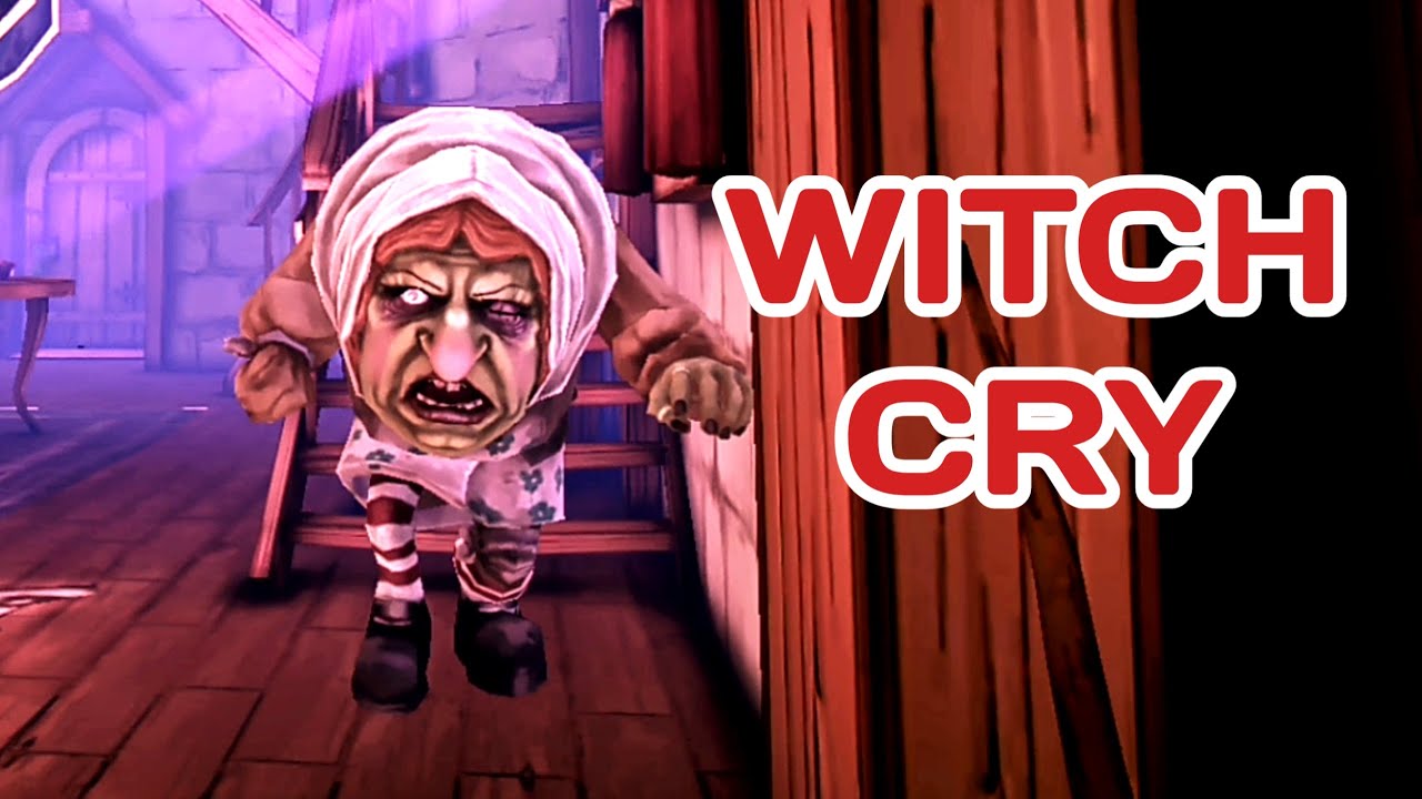 Funny Witch Cry Horror House