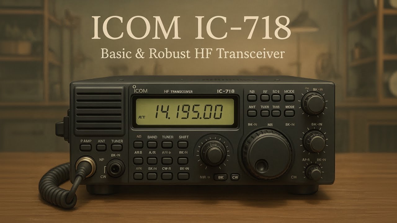 Testing Old Radio | Cool QSO on 20 Meterband with Icom IC-718 #hamradio #icom #icom7610 #ssb #swl