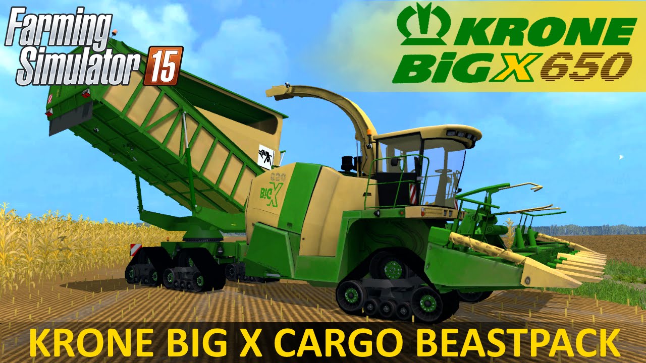 Farming Simulator 15 KRONE BIG X 650 CARGO BEASTPACK