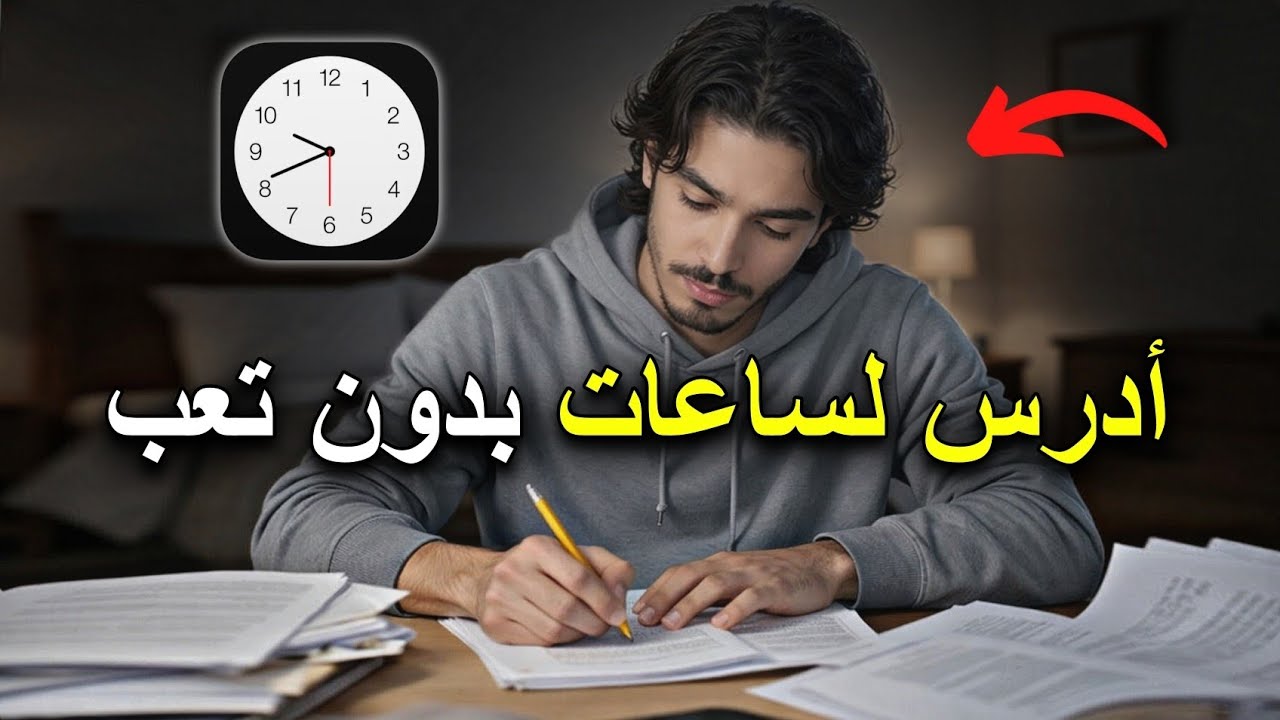 كيف تدرس لساعات طويلة بدون ملل أو تعب📖🕐