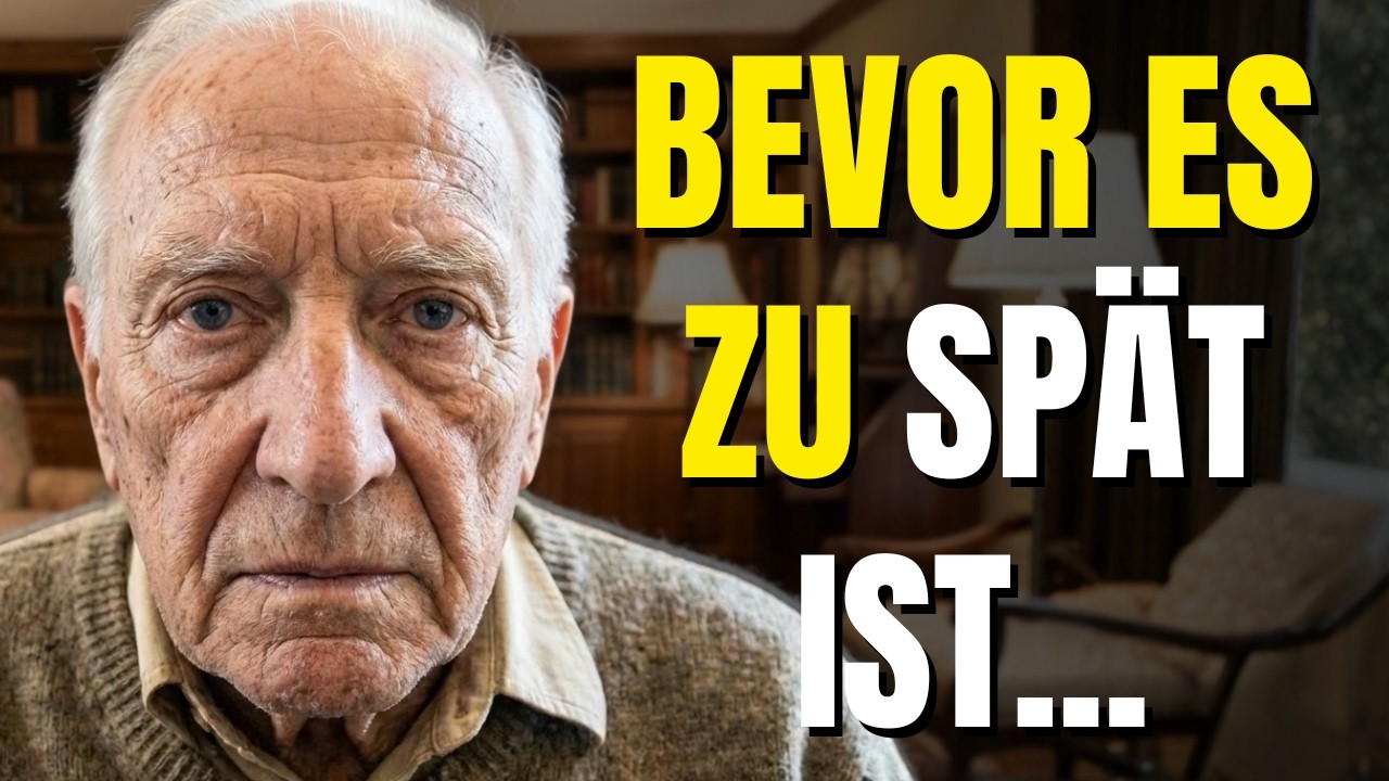 Ich bin 102 Jahre alt... Ich muss dir das sagen, bevor es zu spät ist