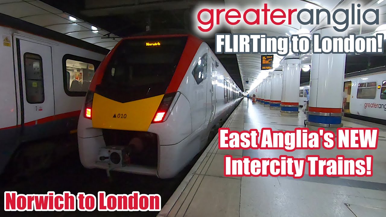 Greater Anglia FLIRT Review! East Anglia's NEW Intercity Trains!