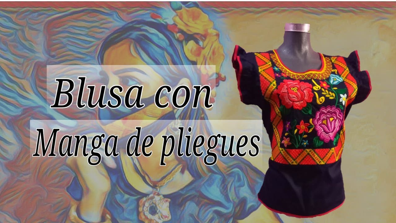 Blusa con manga de pliegues - COSTURA GM