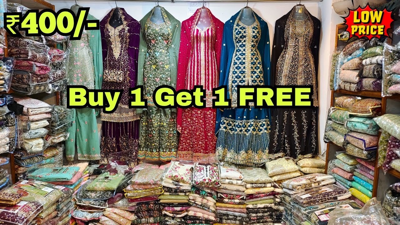 1+1 OFFER Fancy Partywear Dresses || Single Available Pakistani Designer Suits Hyderabad