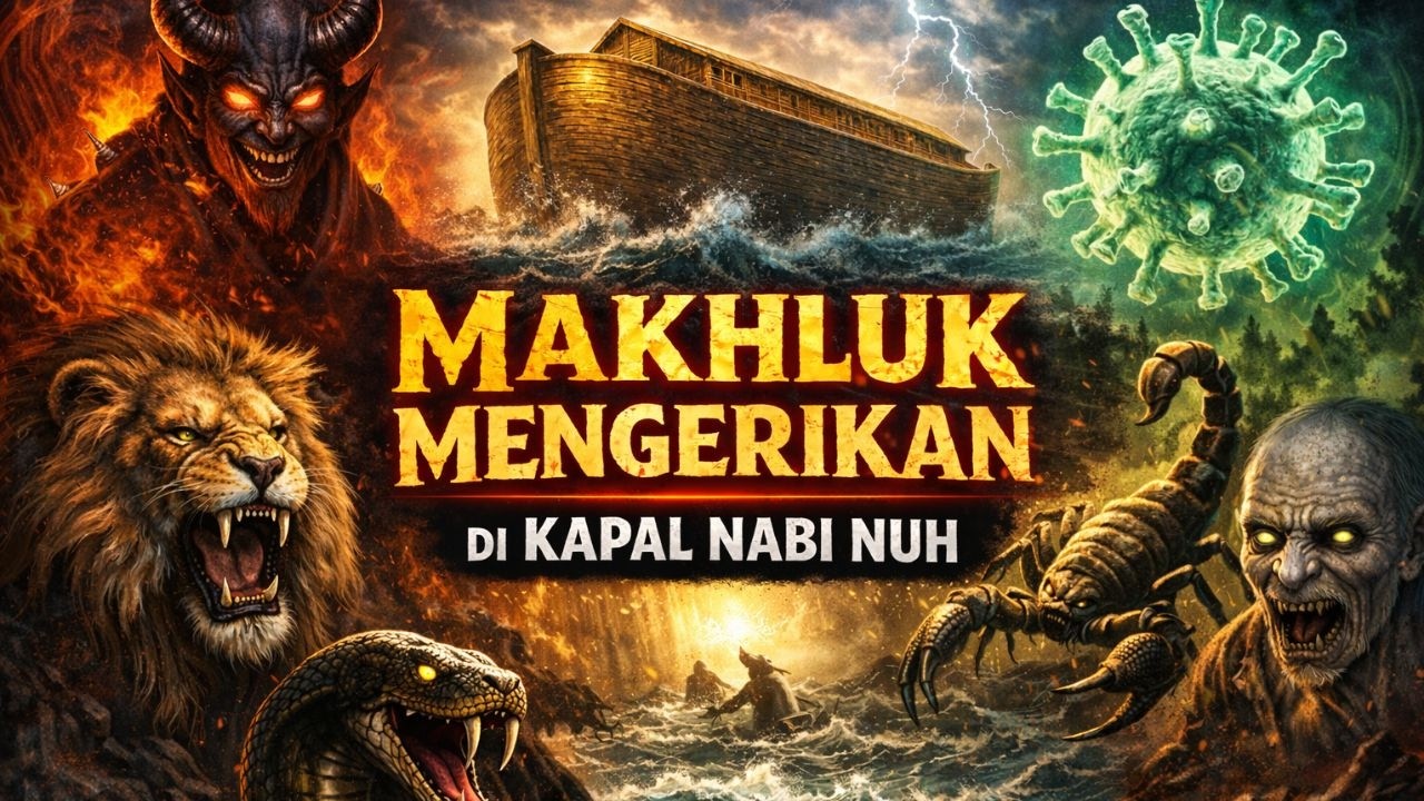 JARANG DIBAHAS! INILAH MAHLUK MENGERIKAN YANG IKUT DI KAPAL NABI NUH,ADA YG TAK TERLIHAT KASAT MATA?