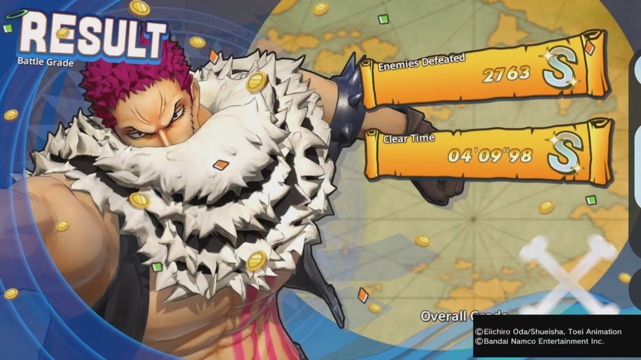 ONE PIECE: PIRATE WARRIORS 4 Katakuri Max Stats - True Pirate Warrior King - 4:09:98