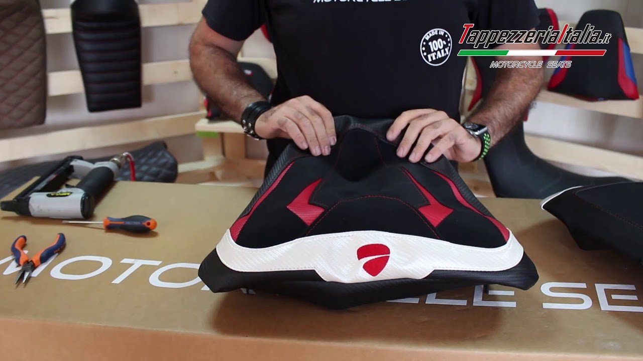 Tutorial Ducati Multistrada 1260 seat cover by Tappezzeria Italia