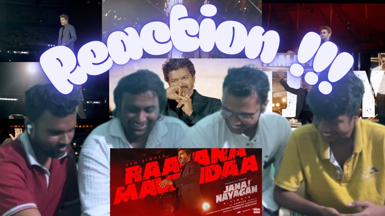 JANA NAYAGAN - RAAVANA MAVANDAA..| LYRICAL VIDEO #trending #reaction #vijay #jananayagan #viral 