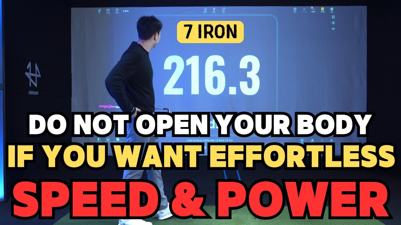 Please do not do this if you want an effortless golf swing!